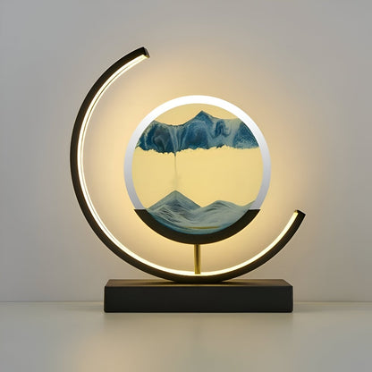 Sansoti | LED Zandlamp met Afstandsbediening & Dimbaar Licht – Rustgevende Design Tafellamp