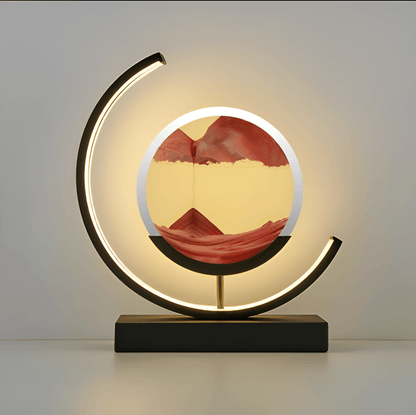 Sansoti | LED Zandlamp met Afstandsbediening & Dimbaar Licht – Rustgevende Design Tafellamp