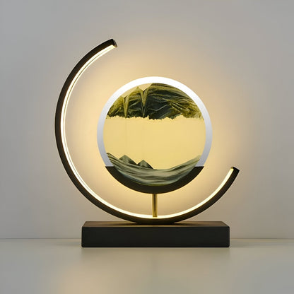 Sansoti | LED Zandlamp met Afstandsbediening & Dimbaar Licht – Rustgevende Design Tafellamp