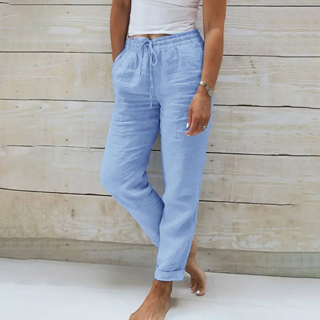Vrouwelijke Casual Broek Rechte Snit - StudioMarella