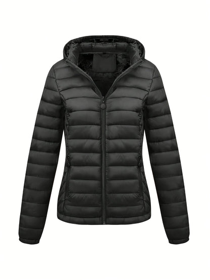 Dames Hoodie Jas Gewatteerd Warm en Zacht - StudioMarella