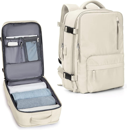 Waterbestendige Reistas 40L met Schoenenvak en USB-Poort – Geschikt voor Laptops tot 35,56 cm
