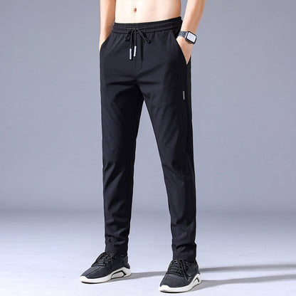 Elastische Joggingbroek Heren Dunne Comfortabele Stof Effen Kleur - StudioMarella