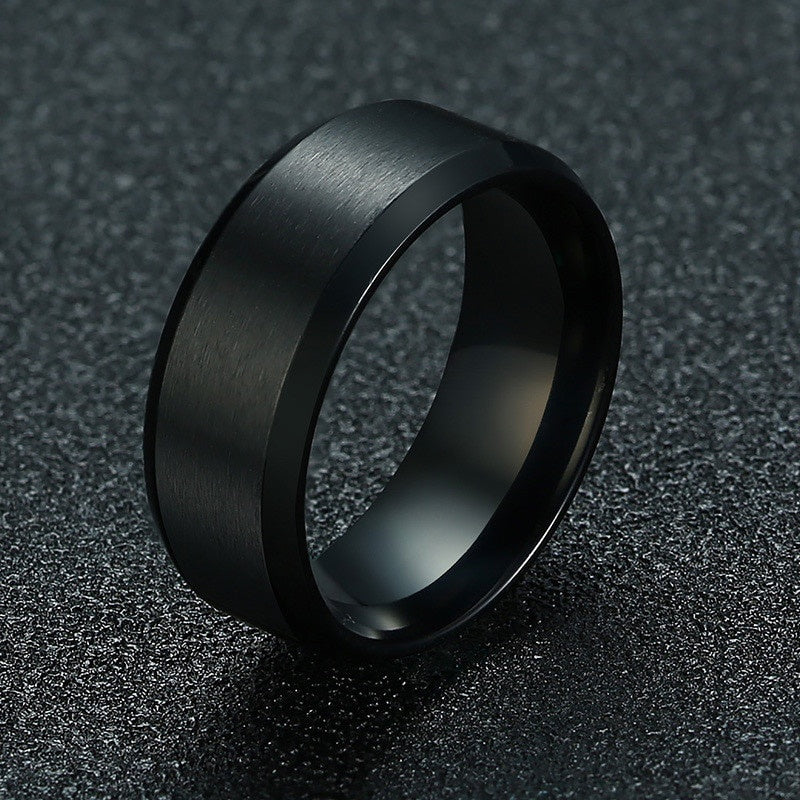 Herenring Roestvrijstaal Zilver Kleur Elegante Stijl - StudioMarella