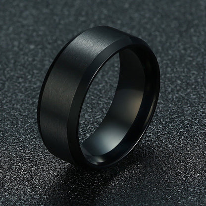Herenring Roestvrijstaal Zilver Kleur Elegante Stijl - StudioMarella