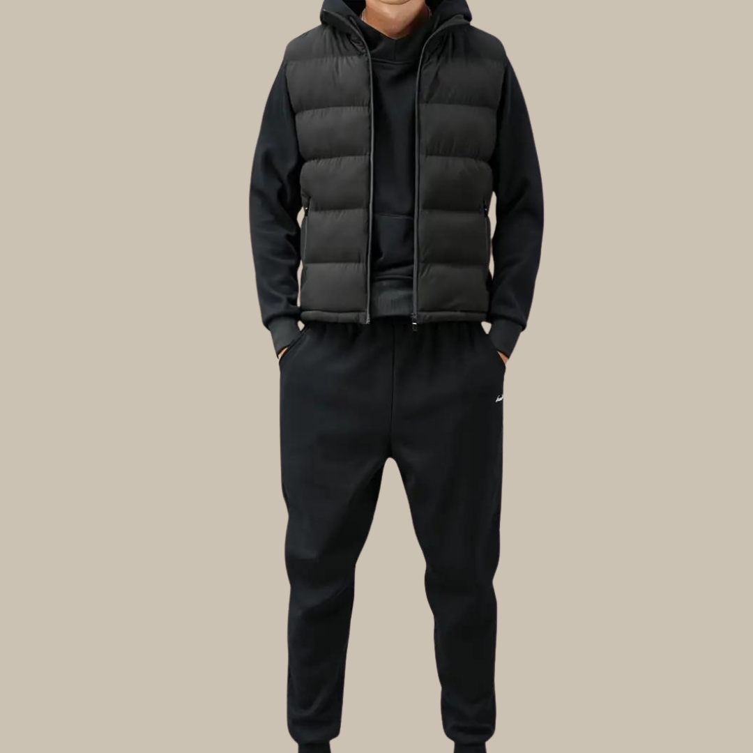 Heren Bodywarmer Waterdicht Gewatteerd Isolatie Jas - StudioMarella
