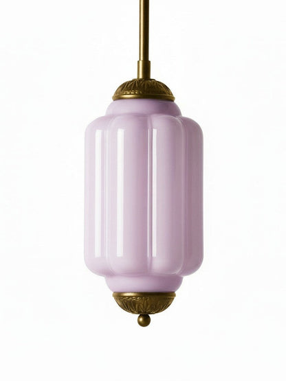 Vintage Glazen Hanglamp met Nostalgische Uitstraling – Verfijnde Verlichting voor Eetkamer en Keuken