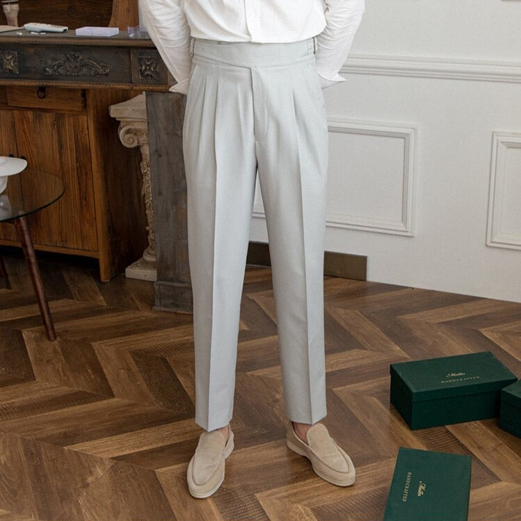 Heren Broek Casual Met Gesp voor Alledaagse Dracht