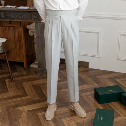 Heren Broek Casual Met Gesp voor Alledaagse Dracht