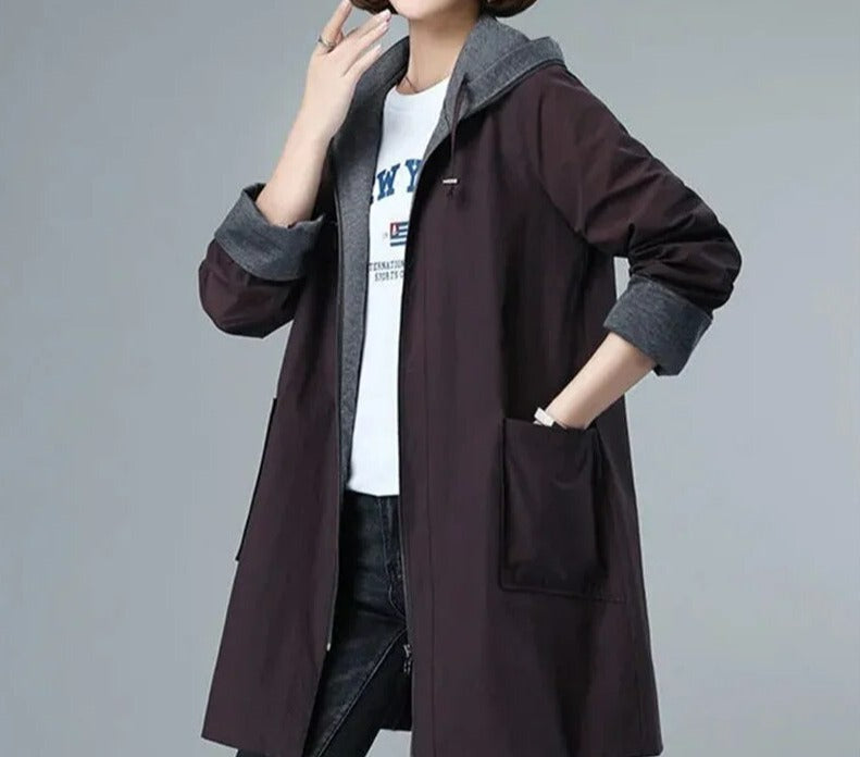 Dame Overjas Capuchon Warm en Casual - StudioMarella