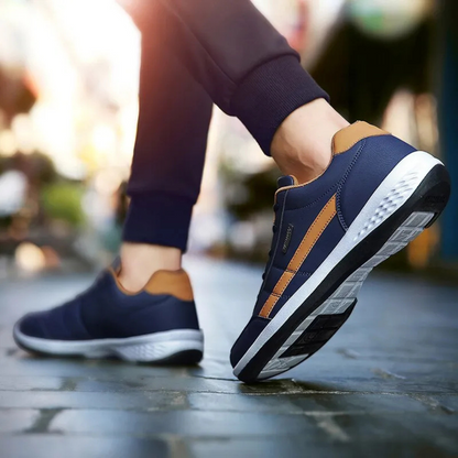 Heren Sneakers van Leer Comfortabel Orthopedisch