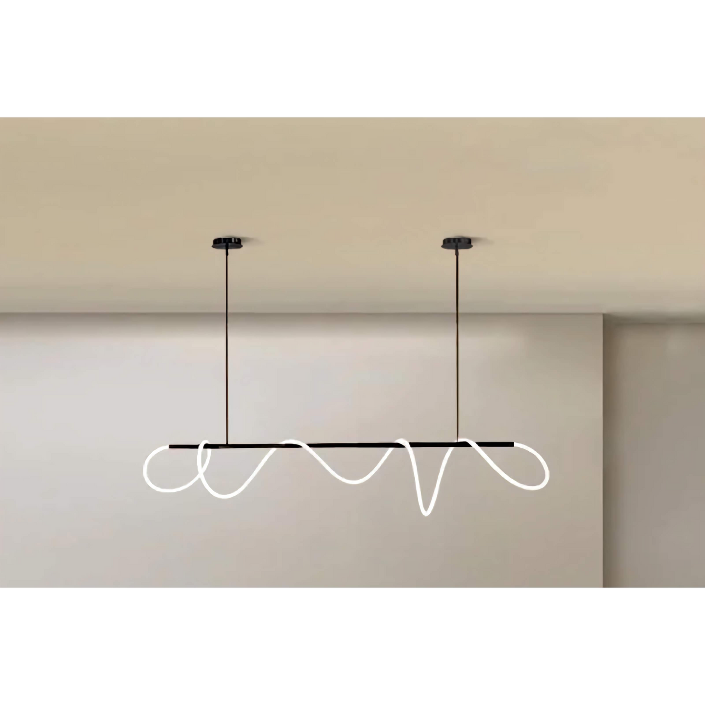 Plafondlamp Koper G9 Gebogen Buis Goud Zwart Zilver Woonkamer Eetkamer LED Opbouw Minimalistische Bureaulamp