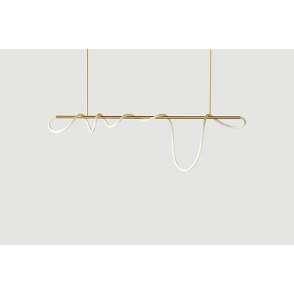 Plafondlamp Koper G9 Gebogen Buis Goud Zwart Zilver Woonkamer Eetkamer LED Opbouw Minimalistische Bureaulamp