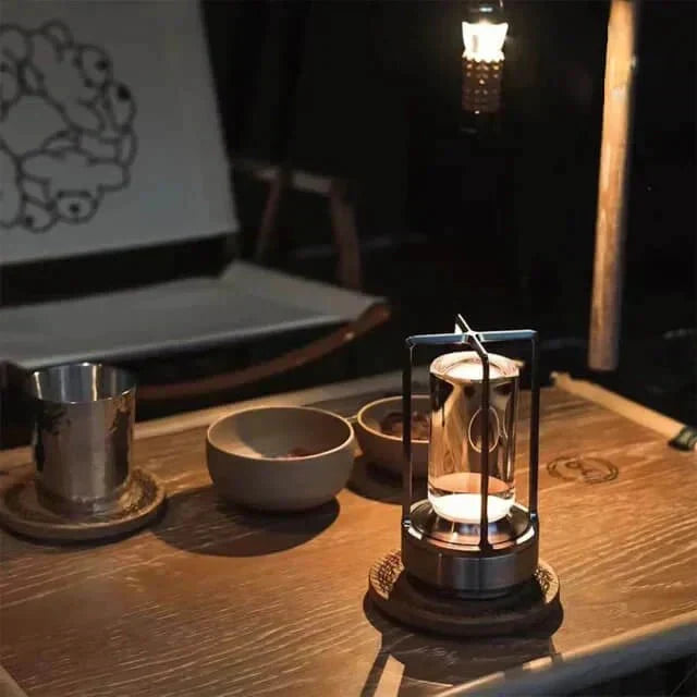 Tafellamp Oplaadbaar LED Dimbaar 3 Standen Glas Metaal Zwart Goud Zilver Slaapkamer Nachtkastje Bureaulamp USB Poort Touch Bediening Sfeerlamp