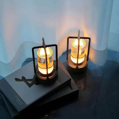 Tafellamp Oplaadbaar LED Dimbaar 3 Standen Glas Metaal Zwart Goud Zilver Slaapkamer Nachtkastje Bureaulamp USB Poort Touch Bediening Sfeerlamp