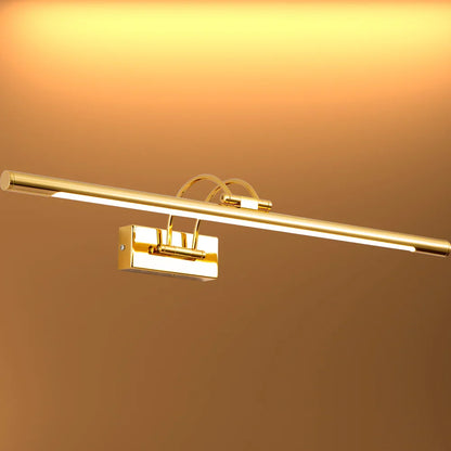 Spiegellamp LED Warm Wit 3000K 8W 64cm Goud Nikkel Messing Chroom Schilderijlamp Wandlamp