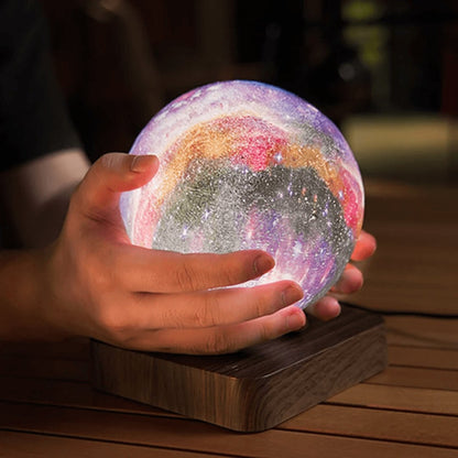 Zwevende Maanlamp met Magnetische Levitatie en LED-Verlichting 15cm
