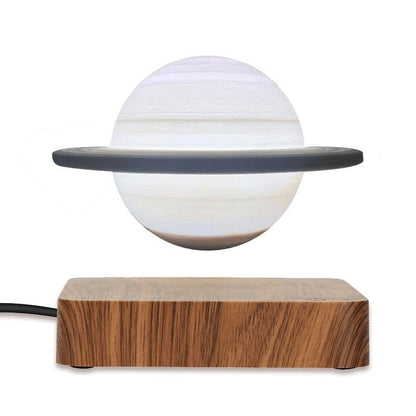 Zwevende Saturnus Lamp met Magnetische Basis en Verlichting 15cm voor Ruimtevaart Liefhebbers