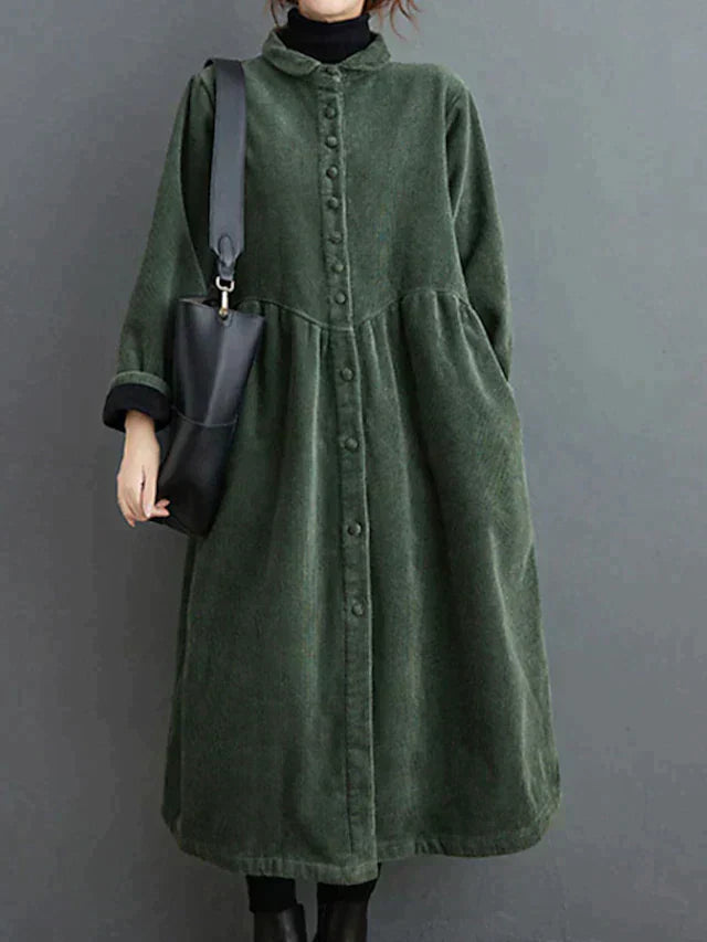 Dames Jas Corduroy Warme Herfst Stijl - StudioMarella
