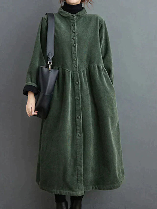 Dames Jas Corduroy Warme Herfst Stijl - StudioMarella