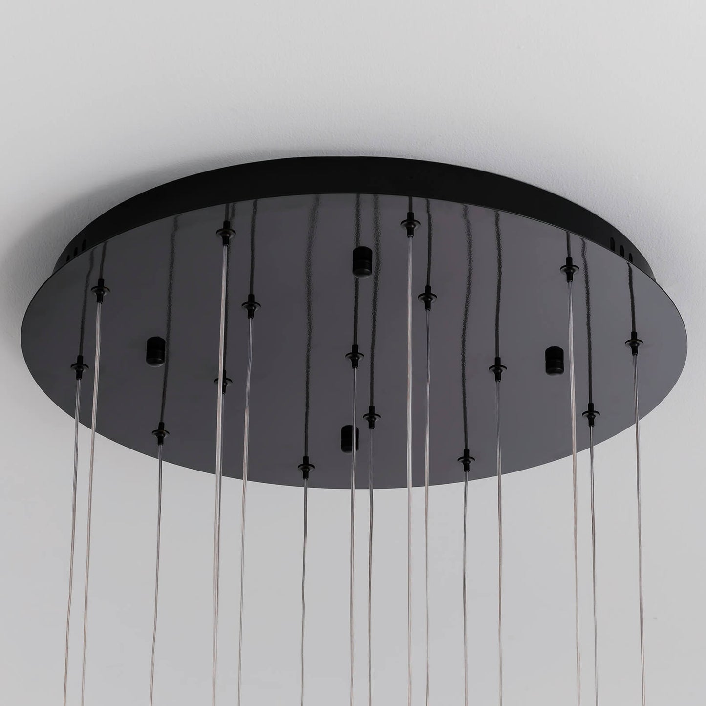 Kristallen Trap Kroonluchter Zwart K9 Crystal 300cm LED Modern Hoog Plafond