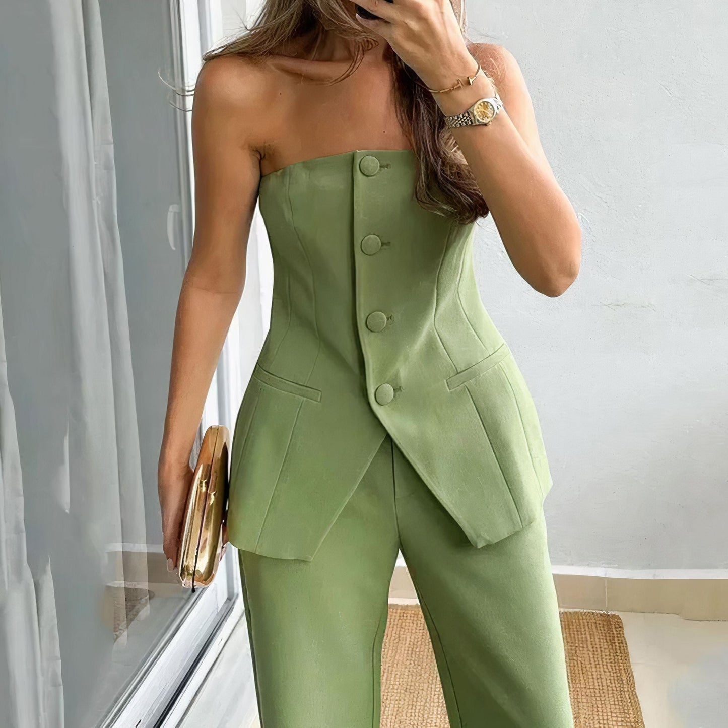 Zomer Outfit Set: Top en Broek voor Vrouw - StudioMarella