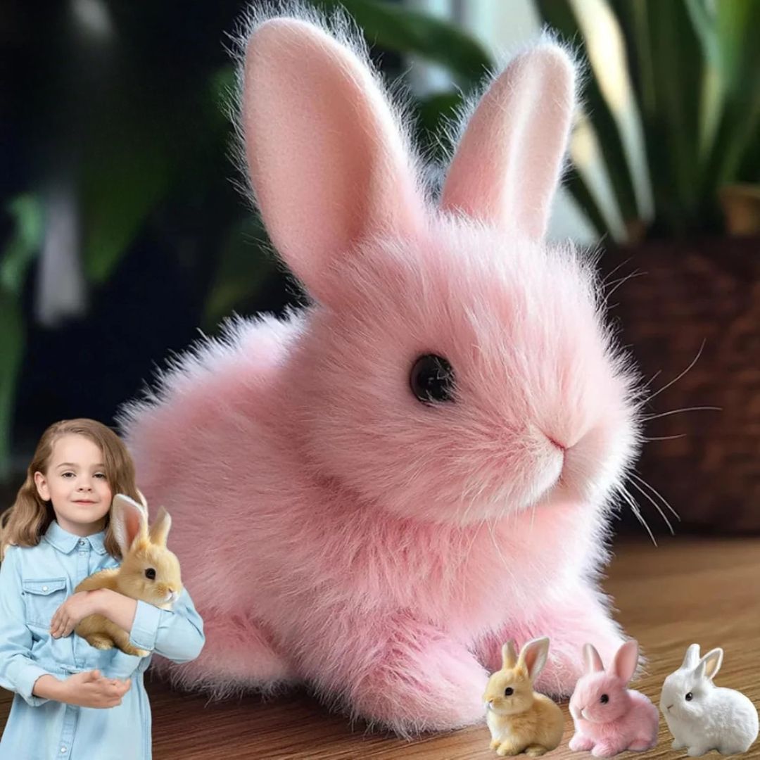 Interactief Pluche Konijn met Realistische Bewegingen – Zacht Speelknuffel voor Kinderen en Decoratie