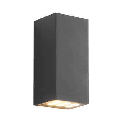 Buitenlamp LED Wandlamp IP65 Aluminium Antraciet Op- en Neerwaarts Licht Gevel Tuin Oprit Terras Buitenverlichting Modern