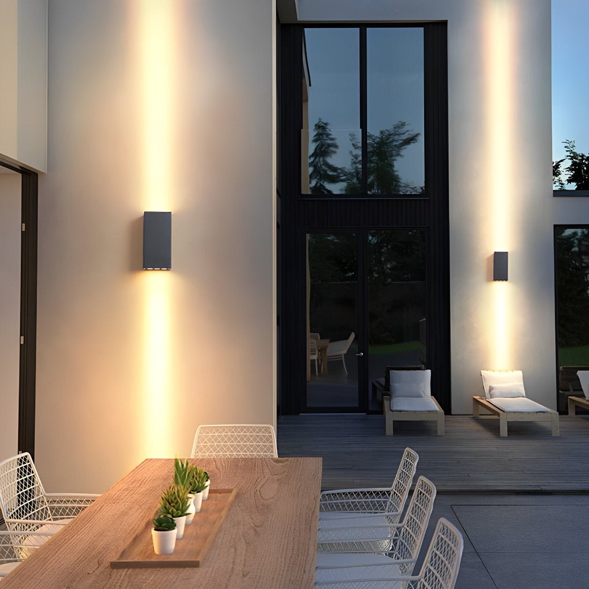 Buitenlamp LED Wandlamp IP65 Aluminium Antraciet Op- en Neerwaarts Licht Gevel Tuin Oprit Terras Buitenverlichting Modern
