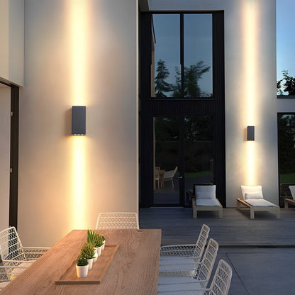 Buitenlamp LED Wandlamp IP65 Aluminium Antraciet Op- en Neerwaarts Licht Gevel Tuin Oprit Terras Buitenverlichting Modern