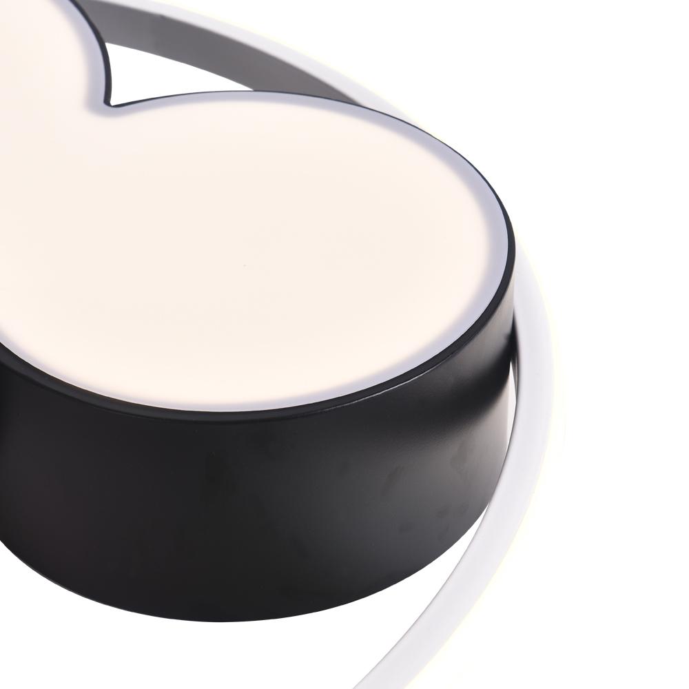 Kinderkamer Plafondlamp LED Zwart Wit 45cm 52cm Dimbaar Afstandsbediening Slaapkamer Woonkamer Speelkamer Aluminium Acryl Muisdesign