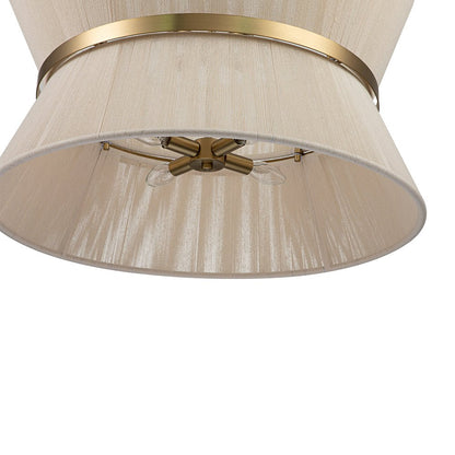 Hanglamp Touw Gevlochten Messing Beige Zwart Bohemian Drum Eetkamer Woonkamer Slaapkamer Entree Farmhouse Coastal Verstelbaar E26 E12