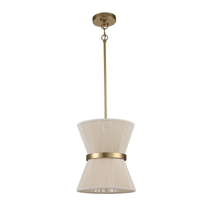 Hanglamp Touw Gevlochten Messing Beige Zwart Bohemian Drum Eetkamer Woonkamer Slaapkamer Entree Farmhouse Coastal Verstelbaar E26 E12
