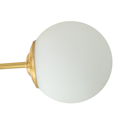 Sputnik Plafondlamp 3 Lichts Messing Opaal Glas 48cm E26 Woonkamer Slaapkamer Eetkamer Entree Mid-Century Bubble Flush Mount Badkamer