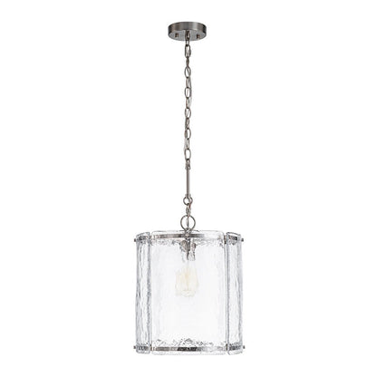Hanglamp Cilinder Glas Messing Nikkel 32cm E26 Verstelbaar Keuken Eetkamer Entree Kooi Pendel Woonkamer Badkamer Farmhouse