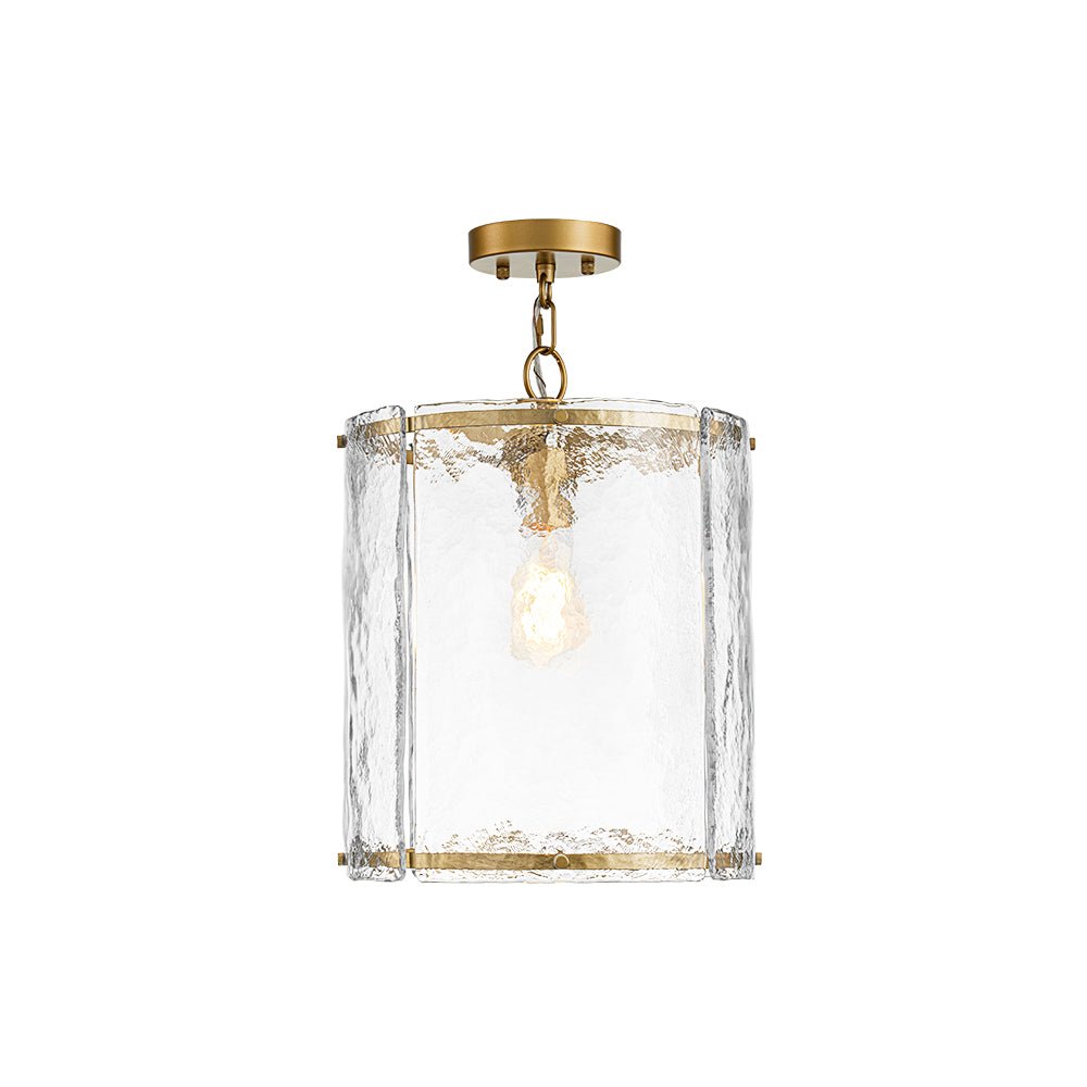 Hanglamp Cilinder Glas Messing Nikkel 32cm E26 Verstelbaar Keuken Eetkamer Entree Kooi Pendel Woonkamer Badkamer Farmhouse
