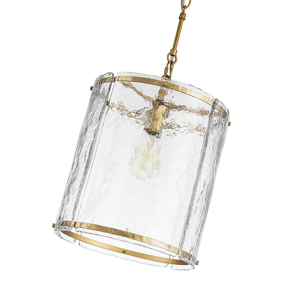 Hanglamp Cilinder Glas Messing Nikkel 32cm E26 Verstelbaar Keuken Eetkamer Entree Kooi Pendel Woonkamer Badkamer Farmhouse