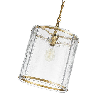 Hanglamp Cilinder Glas Messing Nikkel 32cm E26 Verstelbaar Keuken Eetkamer Entree Kooi Pendel Woonkamer Badkamer Farmhouse