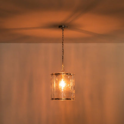 Hanglamp Cilinder Glas Messing Nikkel 32cm E26 Verstelbaar Keuken Eetkamer Entree Kooi Pendel Woonkamer Badkamer Farmhouse