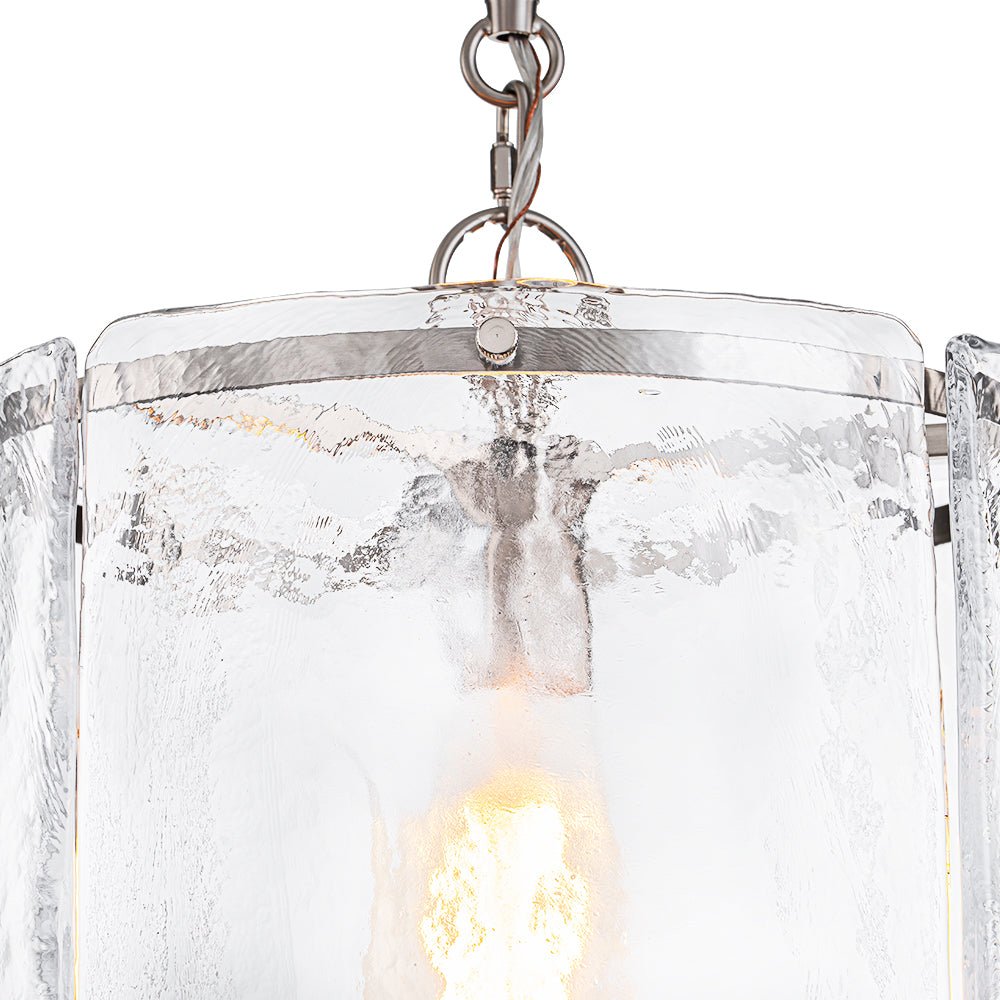 Hanglamp Cilinder Glas Messing Nikkel 32cm E26 Verstelbaar Keuken Eetkamer Entree Kooi Pendel Woonkamer Badkamer Farmhouse