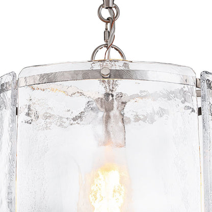 Hanglamp Cilinder Glas Messing Nikkel 32cm E26 Verstelbaar Keuken Eetkamer Entree Kooi Pendel Woonkamer Badkamer Farmhouse