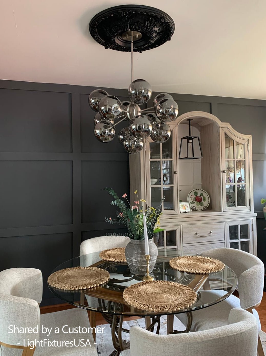Sputnik Hanglamp 13 Lichts Gerookt Glas Messing Nikkel 60cm E12 Woonkamer Eetkamer Slaapkamer Entree Sunburst Chandelier Dimbaar