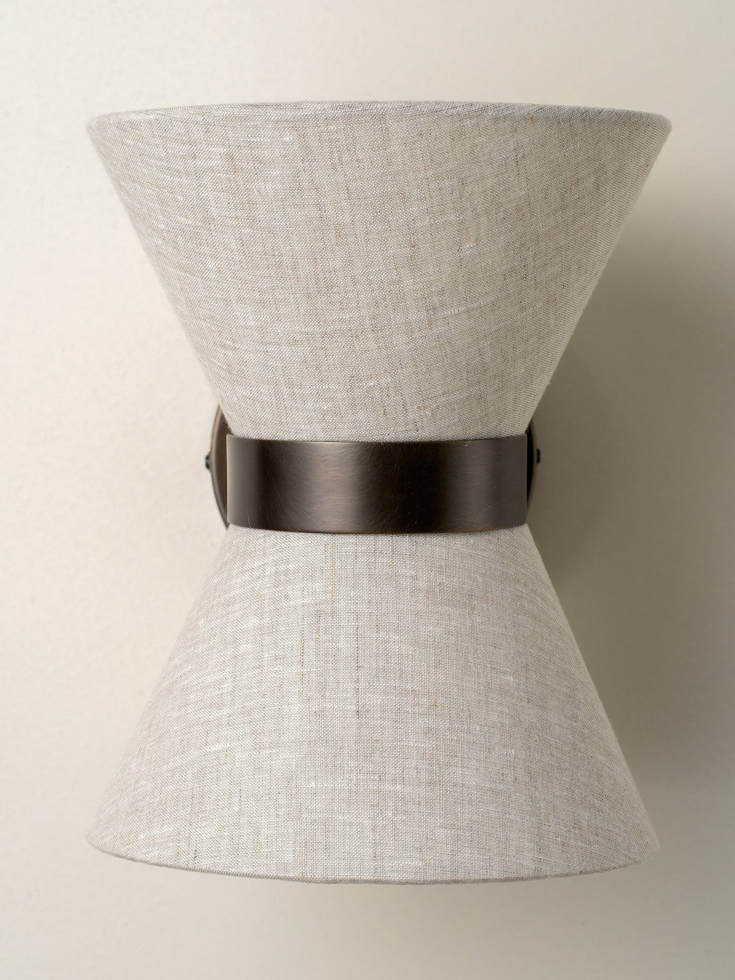 Wandlamp Linnen Design Brons Up Down G9 Wandverlichting Modern