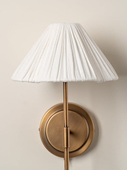 Wandlamp Linnen Bloem Design Messing G9 Wandlamp Slaapkamer Bedlamp