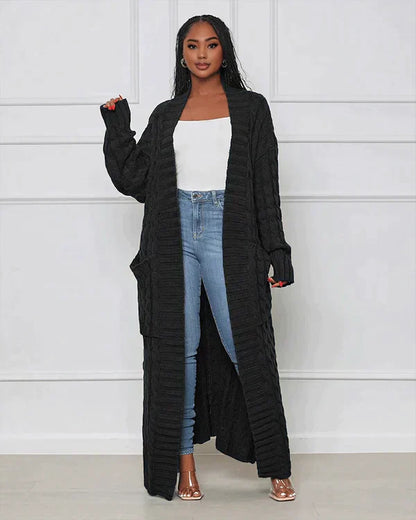 Vest met V-hals Lange Casual Stijl
