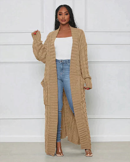 Vest met V-hals Lange Casual Stijl