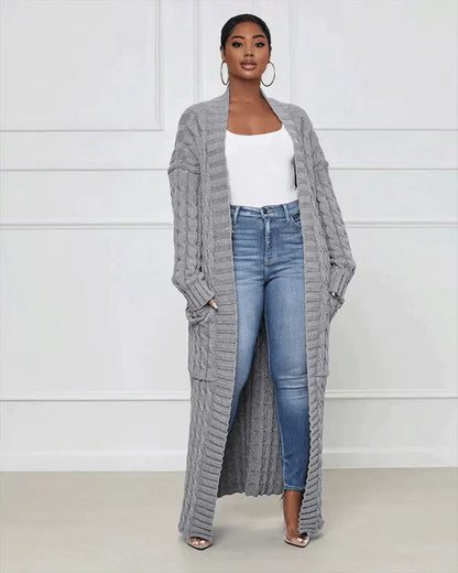 Vest met V-hals Lange Casual Stijl