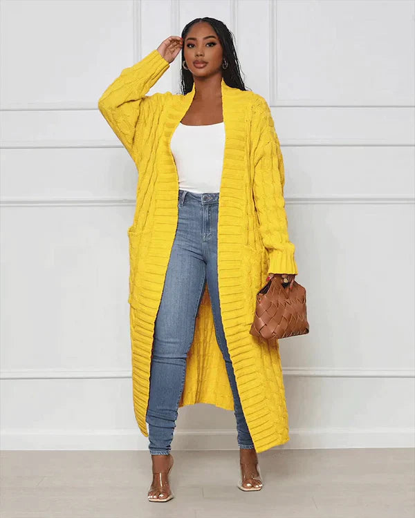 Vest met V-hals Lange Casual Stijl
