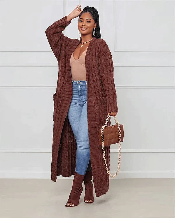 Vest met V-hals Lange Casual Stijl
