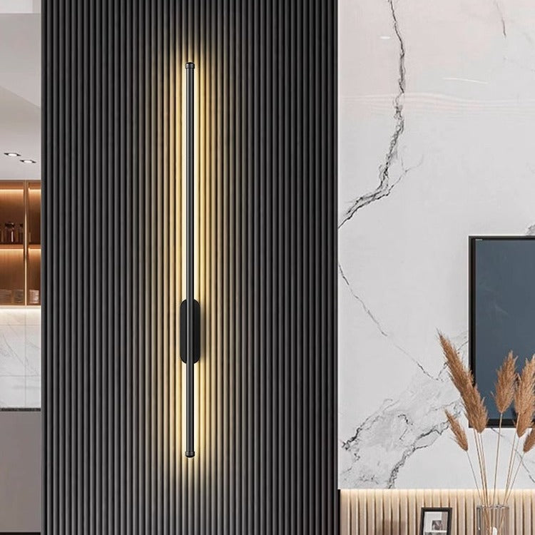 LED wandlamp aluminium 3000K zwart goud wandverlichting modern interieur gang woonkamer slaapkamer design verlichting